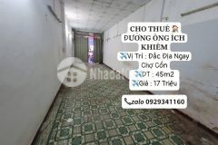Cho thuê nhà cấp 4 đối diện chợ cồn