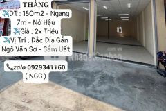Cho thuê nhà 180m2 mặt tiền tôn đức thắng gần ngô văn sở