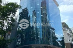 Cho thuê toà vp 9 tầng lô góc mặt phố hoàng ngân q.cg, dt 212m2, mt 11m. gt 400trth