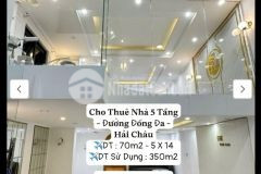 Cho thuê nhà 5 tầng đường đa, hải châu