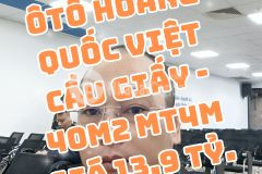 Nhà 5t ngõ ôtô hoàng quốc việt cầu giấy 40m2 mt4m giá 13.9 tỷ.