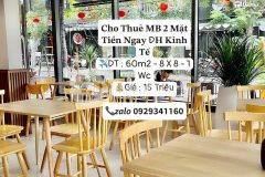 Cho thuê mặt bằng 2 mặt tiền ngay đại học kinh tế