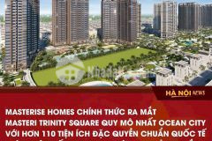 Tòa căn hộ 5 sao rẻ nhất phía đông hà nội view công viên,nội thất châu âu ở masteri trinity square