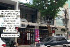 Cho thuê nhà trần quốc toản ngang 9m hair châu