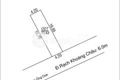 Bán nền thổ cư diện tích 70m2 giá bán dưới 1 tỷ