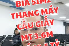 Ccmn lô góc cầu giấy 7 tầng 55m2 thang máy mt 3.6m giá 18.5 tỷ.