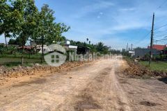 186m2 thổ cư mặt tiền đường kênh 3 xã hòa khánh nam, đức hòa giá 1,1 tỷ