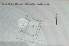 Bán đất tặng nhà cấp 4 sổ đỏ vuông đẹp mặt ngõ thông ô tô tránh kinh doanh