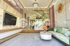 Nhà mới full nội thất 2 lầu st hẻm xe hơi huỳnh tấn phát, quận 7