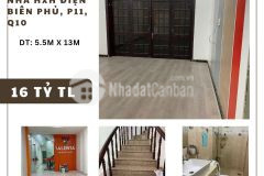 Hiếm hxh điện biên phủ, p.11,q10. 71,6m2 ngang 5m tiện xây mới, chỉ 16 tỷ tl