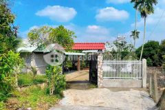 Nhà vườn xã trung an, củ chi mặt tiền sông sài gòn tổng dt 2300m2 3pn 2wc giá 5,2 tỷ