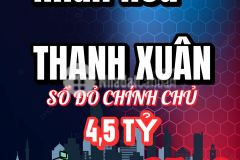 Bán nhà nhân chính thanh xuân 25m2 5 tầng 4,5 tỷ full nội thất