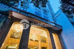 Bán tòa building hoàng quốc việt ngõ to như phố 110m2 9 tầng thang máy 6.2m mặt tiền