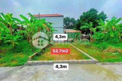 Bán lô đất 52,7m2 quế sơn, tân ước, thanh oai chỉ 2,3 tỉ ô tô vào đất