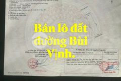 Bán đất đường bùi vịnh, hoà thọ đông, cẩm lệ, 100.2 m2 thổ cư, shr 4.2 tỷ. lh0967222668