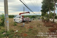 Bán đất phân lô, làm xưỡng mặt tiền đường lê hồng phong, thị trấn ngãi giao, châu đức