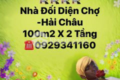 Cho thuê nhà 2 tầng đối diện chợ