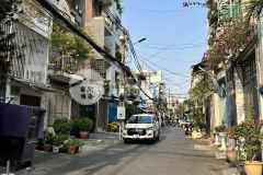 Bán nhà hẻm 6m tô hiến thành ngang 5.5m 4 tầng 5pn sổ vuông buôn bán tấp nập