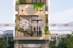 Cg bán nhà 1 trệt 2 lầu nội thất cao cấp, hiện đại vị trí đầu đường d7 sát trục chính d1