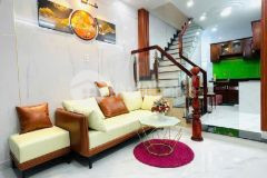 Bán nhà hẻm xe hơi p10, quang trung. dt 22m2 xây 3 tầng.