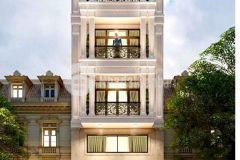 Cho thuê nhà trệt 4 lầu mới đẹp trục chính kdc giáp 586