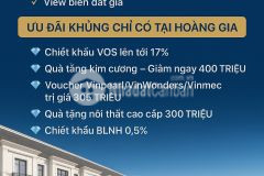 Bán shophouse hoàng gia sinh lời đỉnh cao
