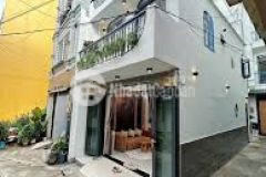 Bán nhà góc 2 mt hẻm 4m, đường nguyễn biểu quận 5. dt 3,3 x 11 2 tầng. giá 6,5 tỷ