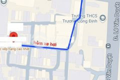 Đường xe tải 5m nhà biệt lập cư xá bưu điện phan đăng lưu.