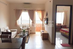 Cho thuê căn hộ khánh hội 1 quận 4, dt 74 m2, 2pn, giá 10.5 trth, có nội thất