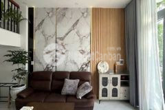 Cho thuê nhà 1 trệt 1 lầu mới đẹp kdc phú an, 3 phòng ngủ, full nội thất