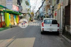 Bán nhà bờ bao tân thắng quận tân phú ô tô ngủ trong nhà dt 4x17