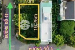 Bá.n cặp nền góc 184,6m² đường số 4 11 kdc long thịnh, phường hưng phú, tp. cần thơ