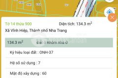 Bán đất 2 mặt đường ở phường tây nha trang vĩnh hiệp