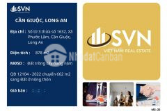 Bán gấp đất vườn giá hót hòn họt chỉ 3,3 triệum² phước lâm, cần giuộc