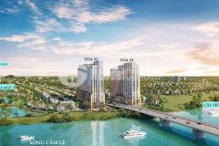 Căn góc 3 phòng ngủ view đài pháo hoa độc nhất