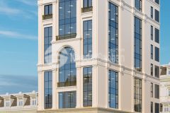 Cho thuê toa văn phong 9 tâng mp hàng chuối dt 230m2 mt 11m. lô góc. giá 450trth