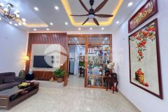 Bán nhà mặt đường trục chính kđt đông nam cường, tp hd, 66m2, mt 6.5m, 3.5 tầng, 5 ngủ
