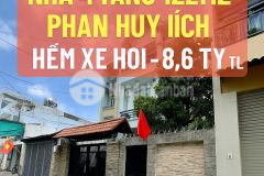 Bán nhà hẻm xe hơi phan huy ích gò vấp, gần emart, 122m², 4 tầng btct, sân vườn thoáng mát 8.6 tỷ