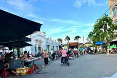 Bán cặp nền 220m2 mặt tiền đường phượng hoàng kdc hoàng quân xã mỹ hoà tx. bình minh