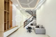 Hẻm ô tô lý thuyết, 3 tầng 4pn 57m2 3.8 x 16, p5 gò vấp, giá 7.7 ty