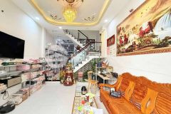 Bán nhà hxh lê văn thọ, p11, gò vấp, 107m2, 5 tầng, ngang 5m, nở hậu nhẹ, giá cực bèo