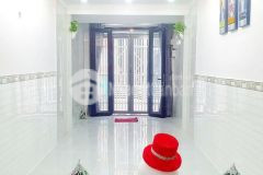 Bán nhà mới 1 lầu gần hẻm xe hơi đường âu dương lân p.2 quận 8