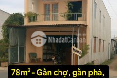 Bán nhà mặt phố.nha 1 trệt 1 lâu.gan chợ.gan bên phà.duong lớn thuận lợi kinh doanh