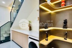 Bình thạnh view city garden cách q.1 một cây cầu 2 tầng btct full nội thất dt 26m2 3.3x8.2