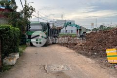 Bán đất mặt tiền đông thạnh 2, hóc môn 106m2 giá rẻ chỉ 3.85 tỷ tl