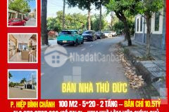 Bán nhà thủ đức 100m2 btct 2 tầng xe hơi tới cửa chỉ 10,5 tỷ