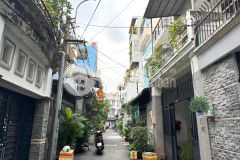 Bán nhà mới 4 tầng hẻm xe hơi quang trung gò vấp, 65m², 4pn, full nt, 6.95 tỷ tl