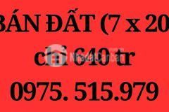 Cần bán lô đất 7x20 tam an phú ninh giá tốt