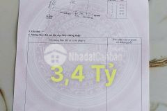 Bán đất 2mt đường xe hơi xã an thới đông, cần giờ 25 x 54, giá 3,4 tỷ.