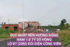 Cg giá tốt 1 tỷ 850 triệu nền b7 view công viên kdc tân phú,phường hưng phú,tp cần thơ.